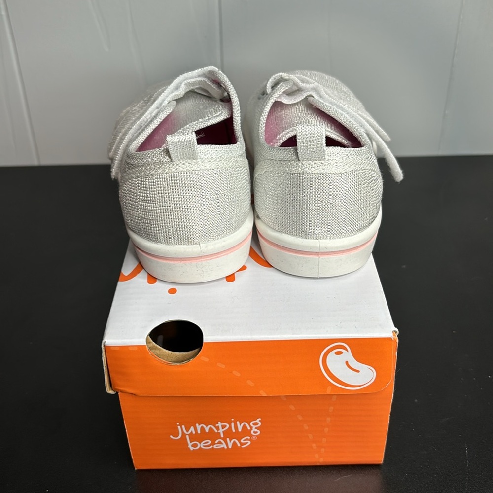Jumping Beans Harmonica Style Color Iridescent Velcro Sneakers Size 11 - Picture 3 of 6